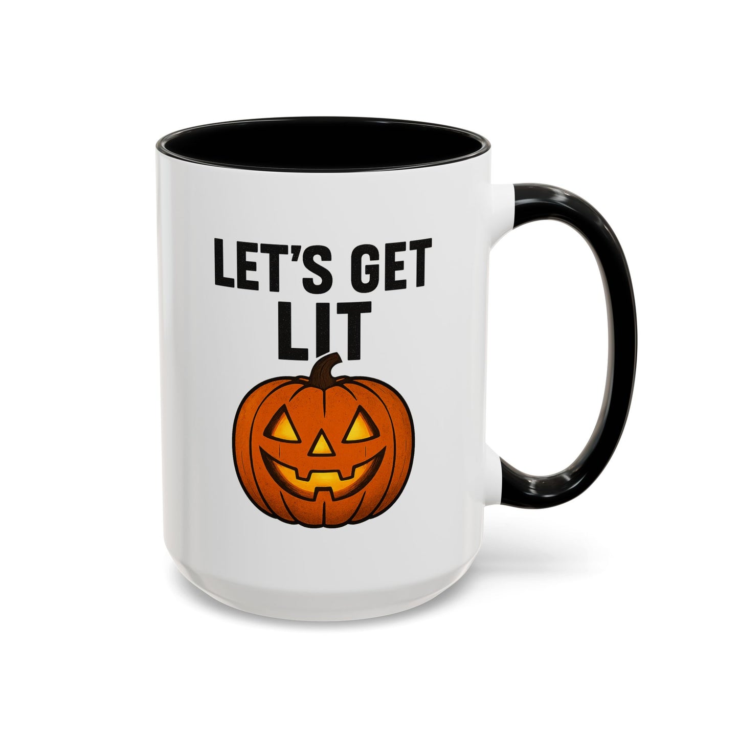 Halloween Mug - Let's Get Lit, Fall Decor, Pumpkin Mug, Spooky Vibes, Seasonal Gift