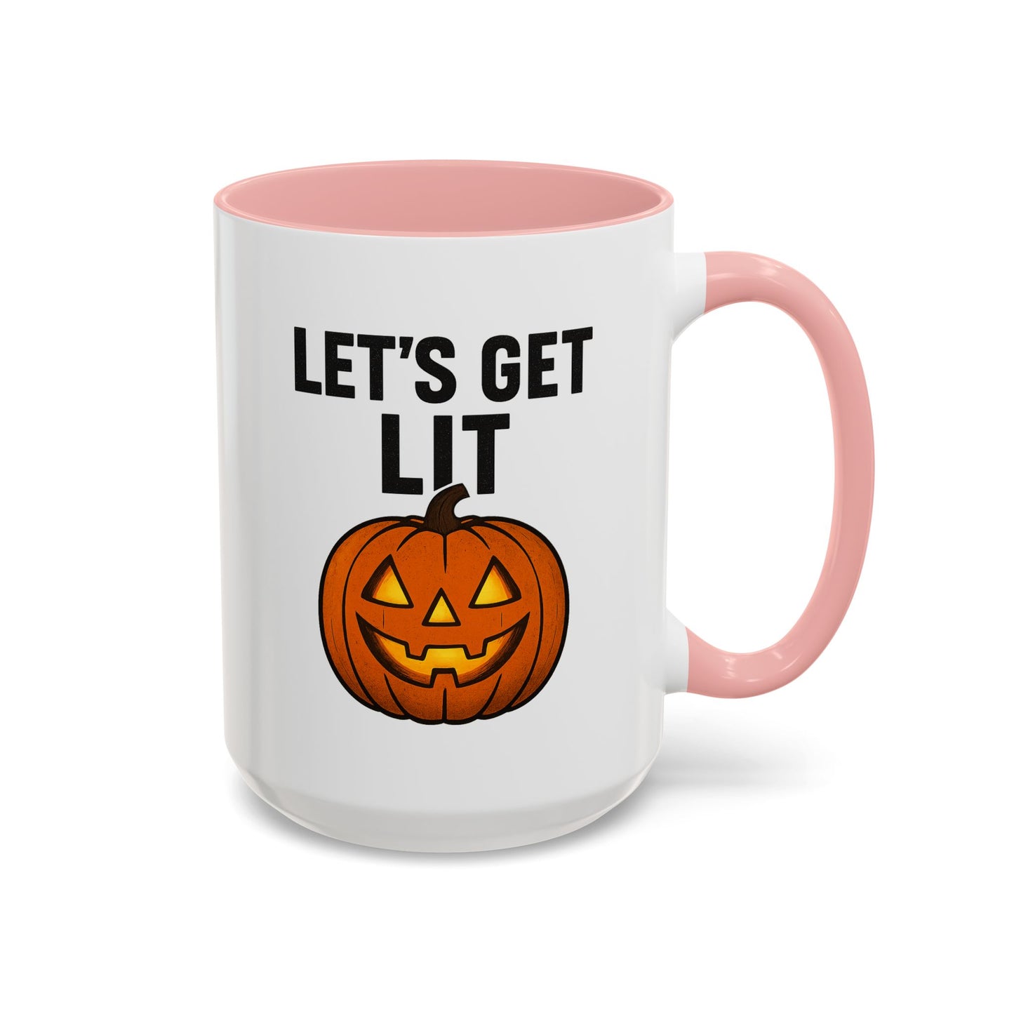 Halloween Mug - Let's Get Lit, Fall Decor, Pumpkin Mug, Spooky Vibes, Seasonal Gift