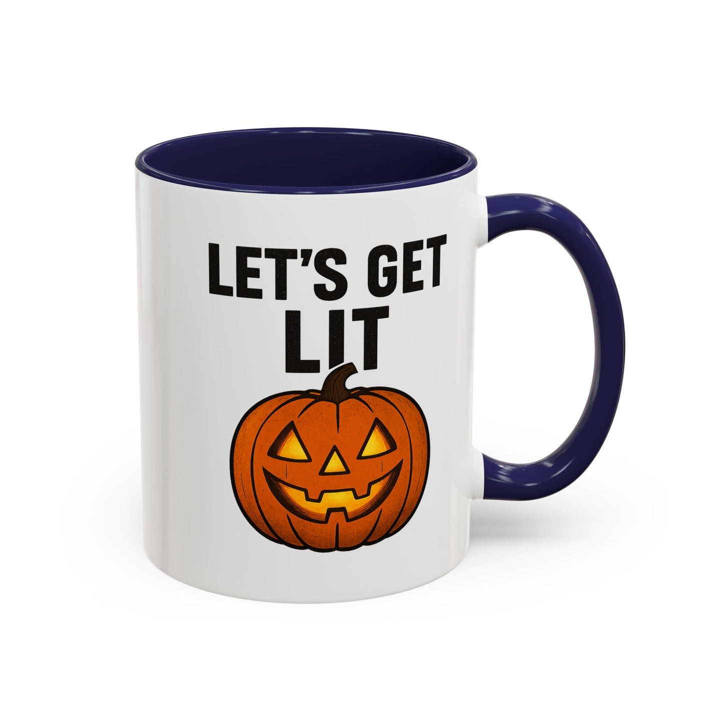 Halloween Mug - Let's Get Lit, Fall Decor, Pumpkin Mug, Spooky Vibes, Seasonal Gift