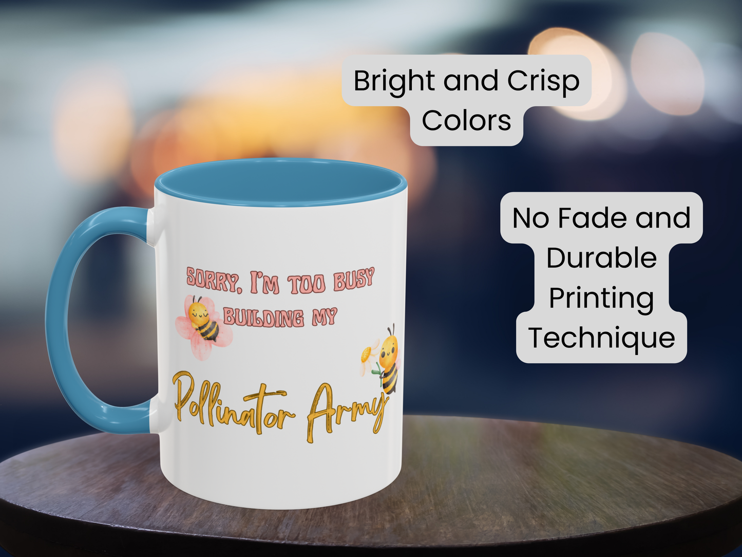 Beekeeping Gift - Save the Bees - Bee Lover Gift Idea - Beekeeper Gifts - Beekeeper Birthday - Honeycomb Mug - Building My Pollinator Army
