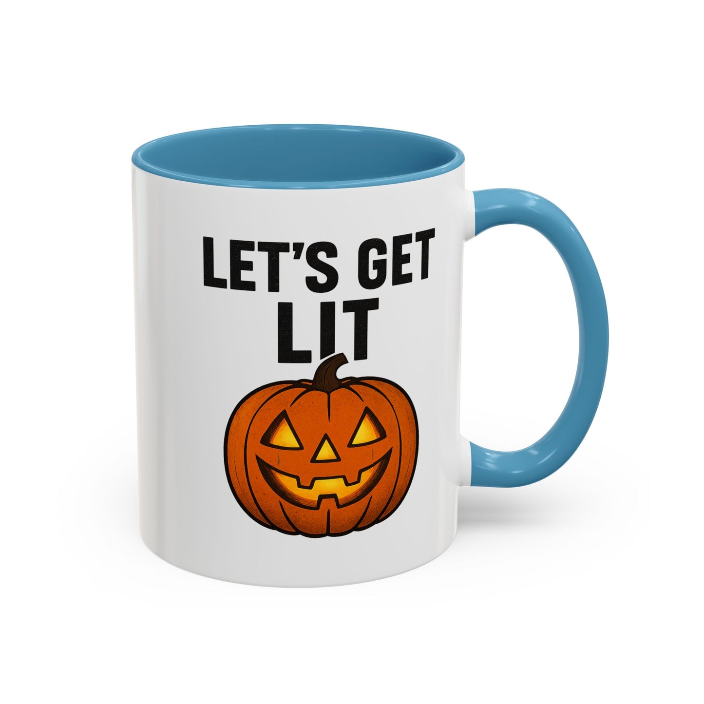 Halloween Mug - Let's Get Lit, Fall Decor, Pumpkin Mug, Spooky Vibes, Seasonal Gift