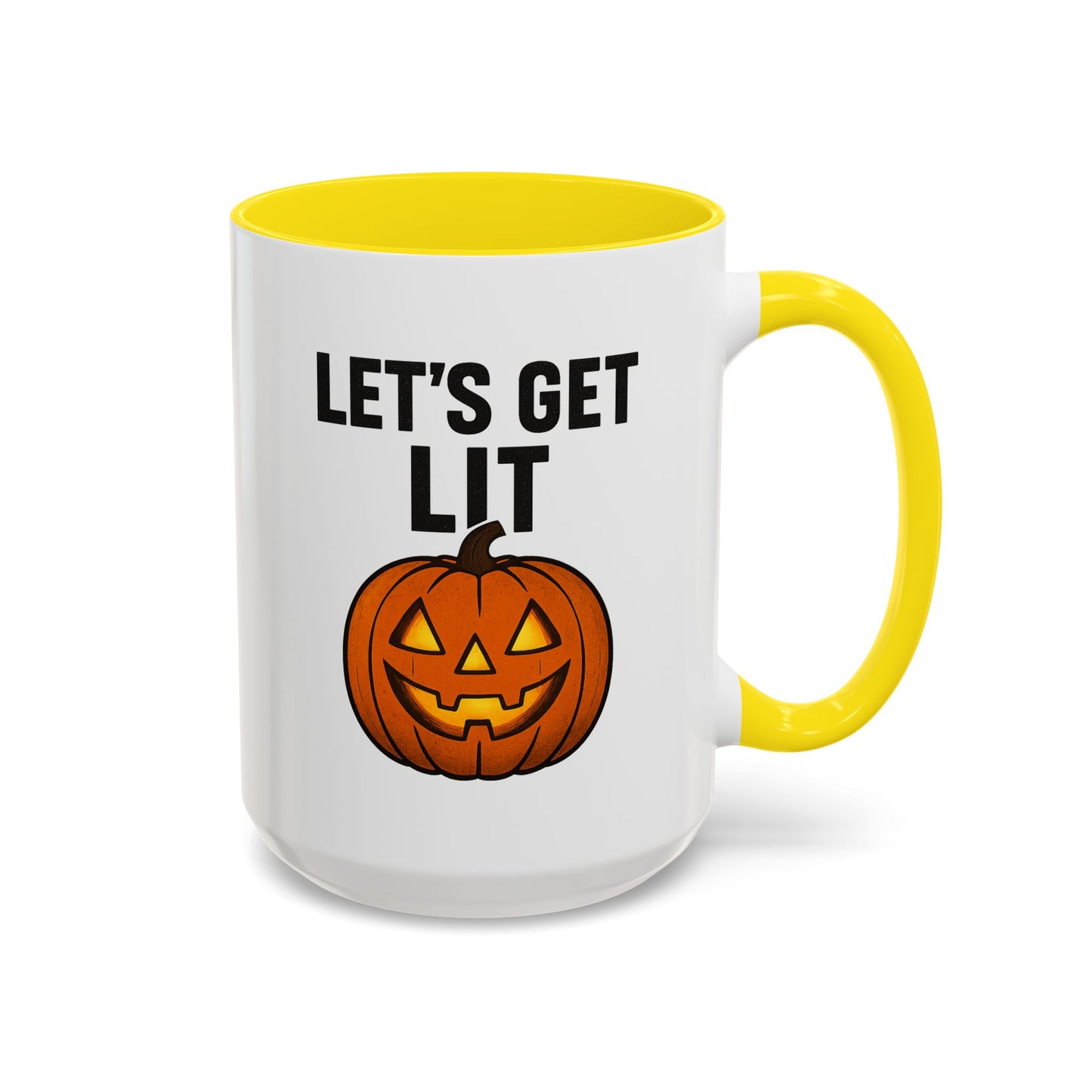 Halloween Mug - Let's Get Lit, Fall Decor, Pumpkin Mug, Spooky Vibes, Seasonal Gift