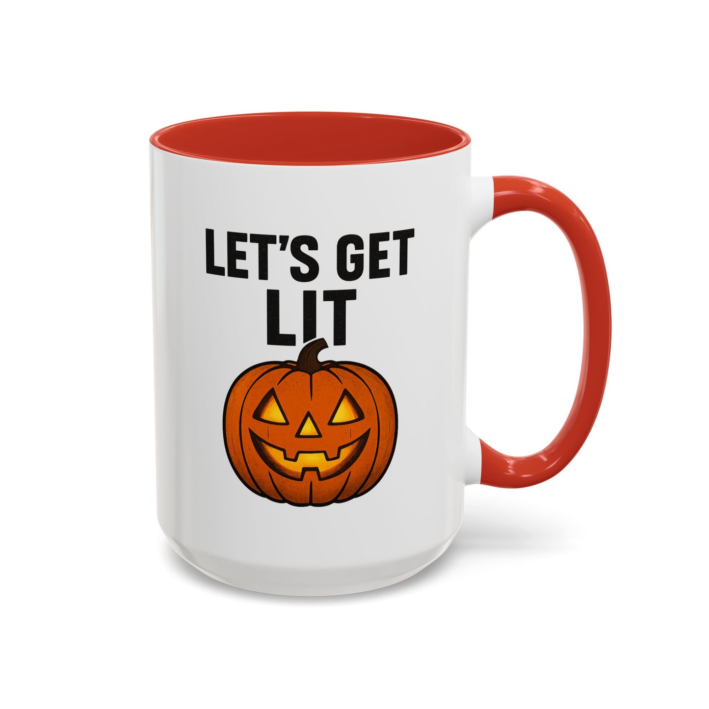 Halloween Mug - Let's Get Lit, Fall Decor, Pumpkin Mug, Spooky Vibes, Seasonal Gift