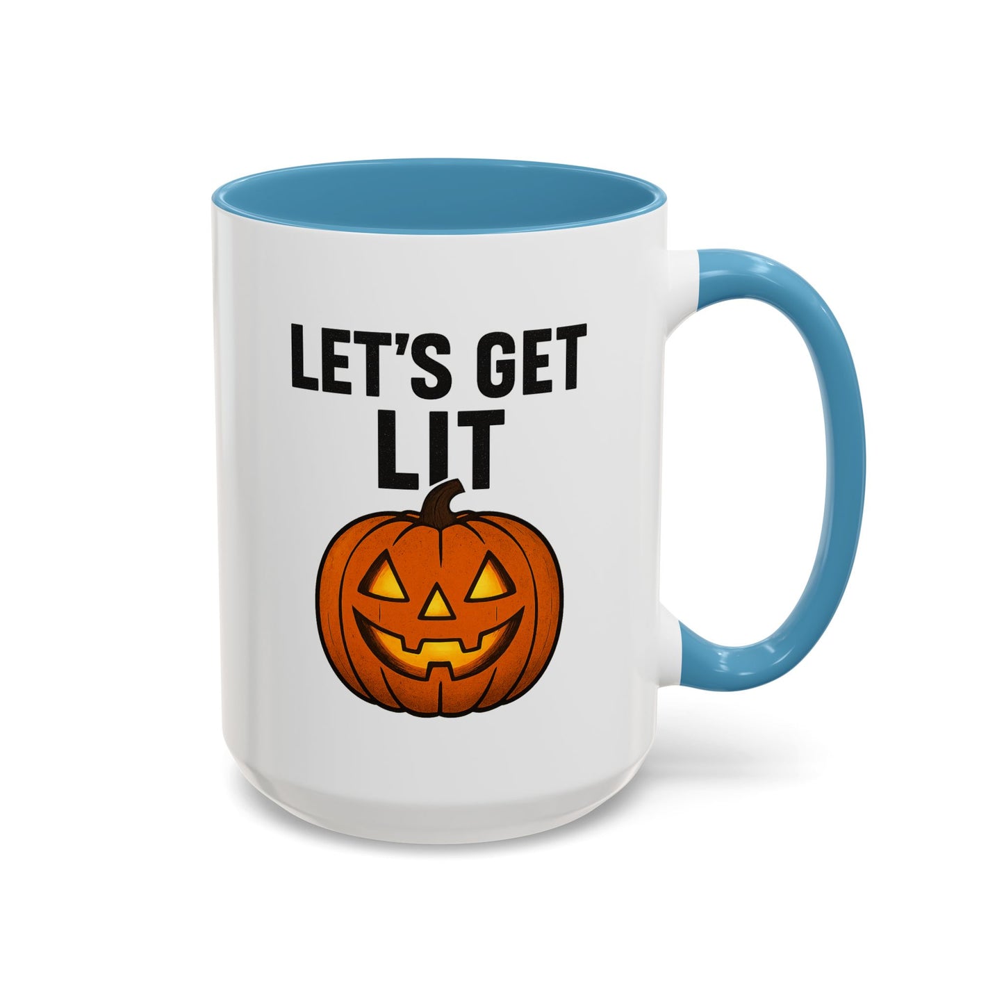 Halloween Mug - Let's Get Lit, Fall Decor, Pumpkin Mug, Spooky Vibes, Seasonal Gift