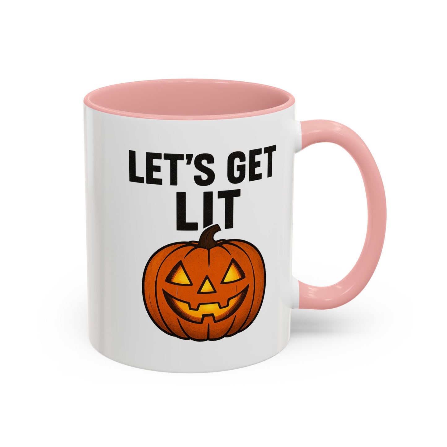 Halloween Mug - Let's Get Lit, Fall Decor, Pumpkin Mug, Spooky Vibes, Seasonal Gift