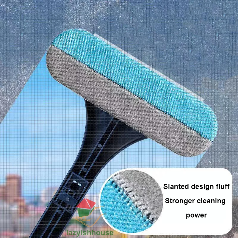 Double-sided Telescopic Rod Window Cleaner Mop
