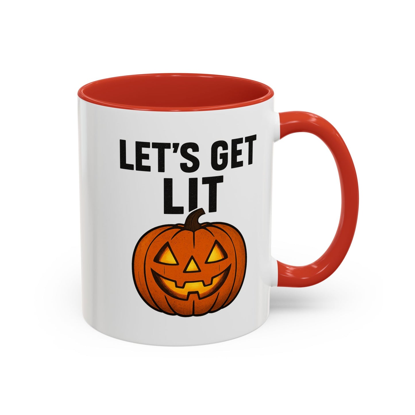 Halloween Mug - Let's Get Lit, Fall Decor, Pumpkin Mug, Spooky Vibes, Seasonal Gift