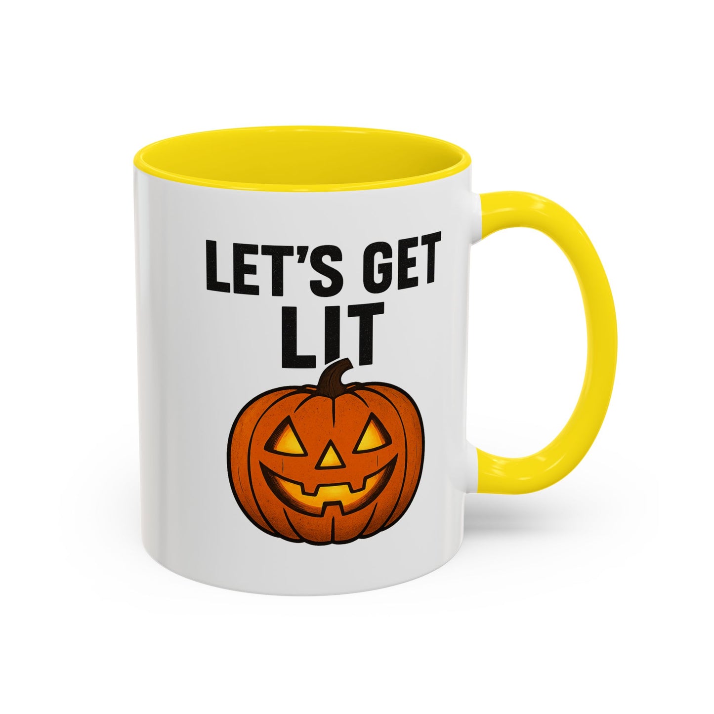 Halloween Mug - Let's Get Lit, Fall Decor, Pumpkin Mug, Spooky Vibes, Seasonal Gift