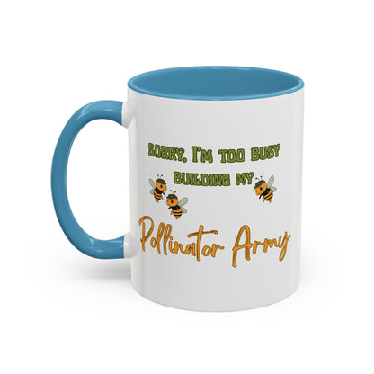 Beekeeping Gift - Save the Bees - Bee Lover Gift Idea - Beekeeper Gifts - Beekeeper Birthday - Honeycomb Mug - Building My Pollinator Army