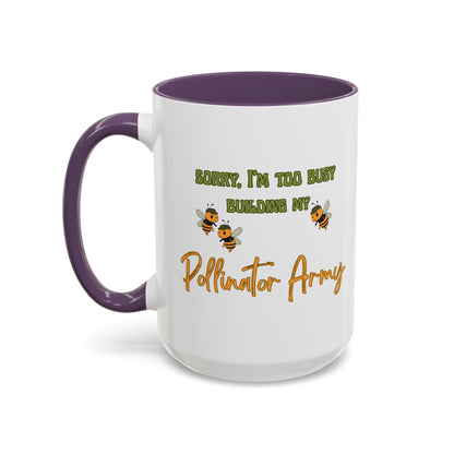 Beekeeping Gift - Save the Bees - Bee Lover Gift Idea - Beekeeper Gifts - Beekeeper Birthday - Honeycomb Mug - Building My Pollinator Army