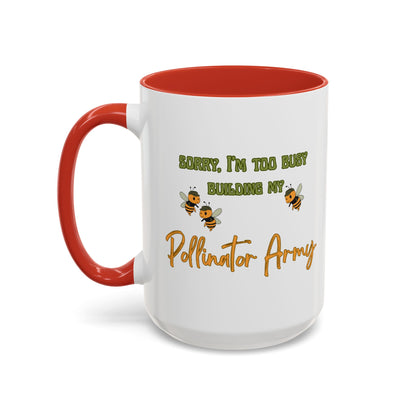 Beekeeping Gift - Save the Bees - Bee Lover Gift Idea - Beekeeper Gifts - Beekeeper Birthday - Honeycomb Mug - Building My Pollinator Army