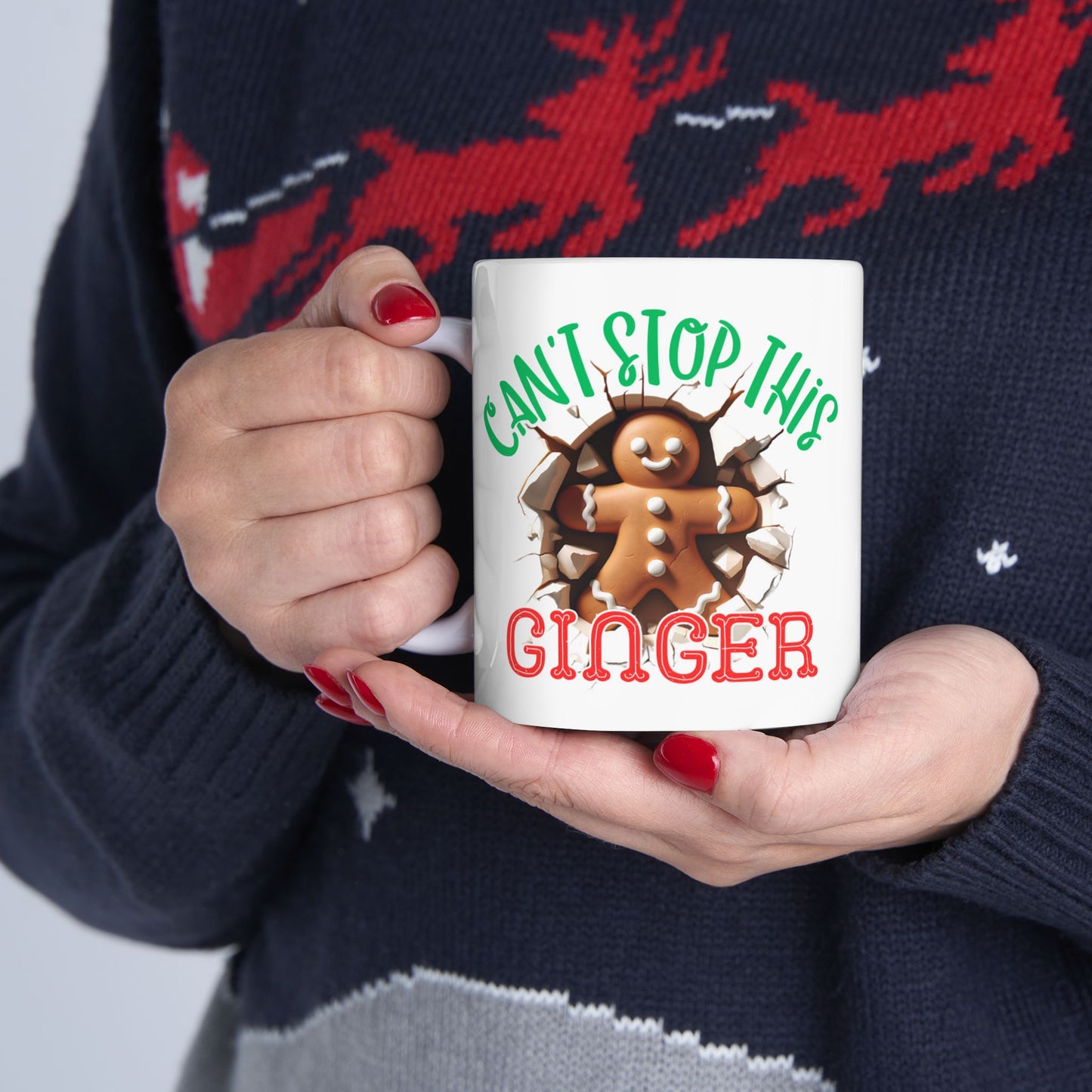 Gingerbread Mug - Can't Stop This Ginger