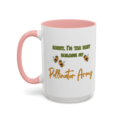 Beekeeping Gift - Save the Bees - Bee Lover Gift Idea - Beekeeper Gifts - Beekeeper Birthday - Honeycomb Mug - Building My Pollinator Army