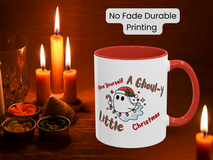 Christmas Ghost Mug - Holiday Ghost - Christmas Ghost Gift - Creepmas Mug - Creeps Gift Exchange - Spooky Christmas - Creepy Christmas