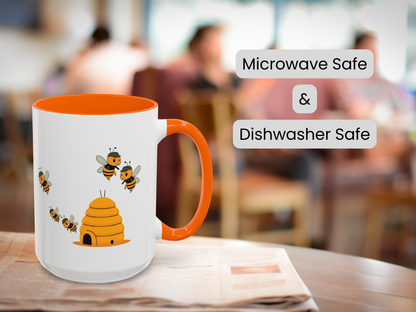 Beekeeping Gift - Save the Bees - Bee Lover Gift Idea - Beekeeper Gifts - Beekeeper Birthday - Honeycomb Mug - Building My Pollinator Army