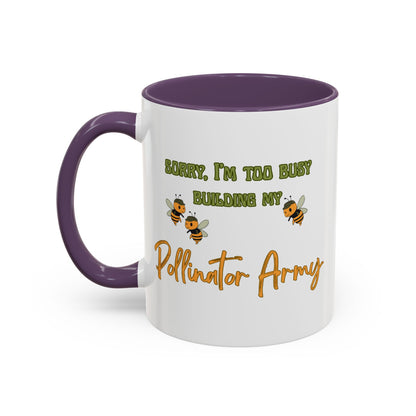 Beekeeping Gift - Save the Bees - Bee Lover Gift Idea - Beekeeper Gifts - Beekeeper Birthday - Honeycomb Mug - Building My Pollinator Army