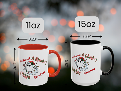 Christmas Ghost Mug - Holiday Ghost - Christmas Ghost Gift - Creepmas Mug - Creeps Gift Exchange - Spooky Christmas - Creepy Christmas