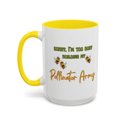 Beekeeping Gift - Save the Bees - Bee Lover Gift Idea - Beekeeper Gifts - Beekeeper Birthday - Honeycomb Mug - Building My Pollinator Army