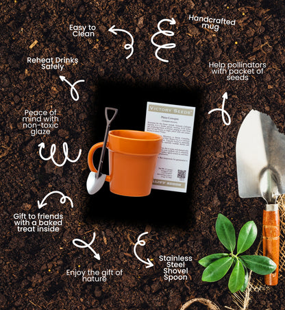 Terracotta Mug - Gardener Gift Set