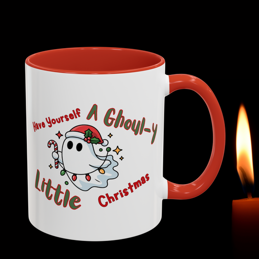 Christmas Ghost Mug - Holiday Ghost - Christmas Ghost Gift - Creepmas Mug - Creeps Gift Exchange - Spooky Christmas - Creepy Christmas